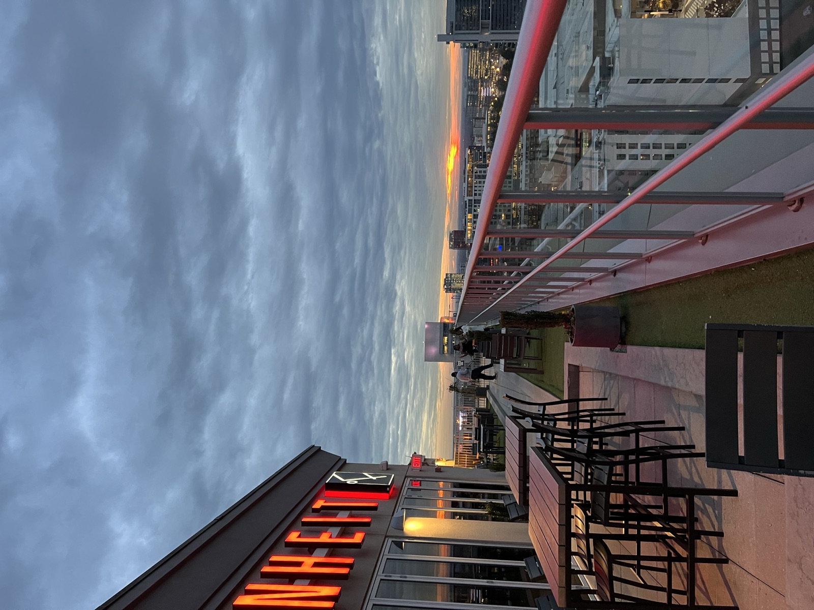 Rooftop bar Charlotte NC skyline